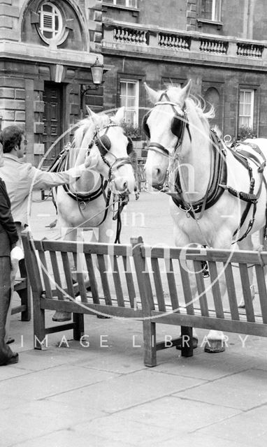 Filming the Bawdy Adventures of Tom Jones at Abbey Green, Bath 1976