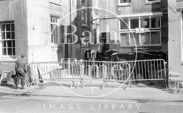 Filming the Bawdy Adventures of Tom Jones at Abbey Green, Bath 1976