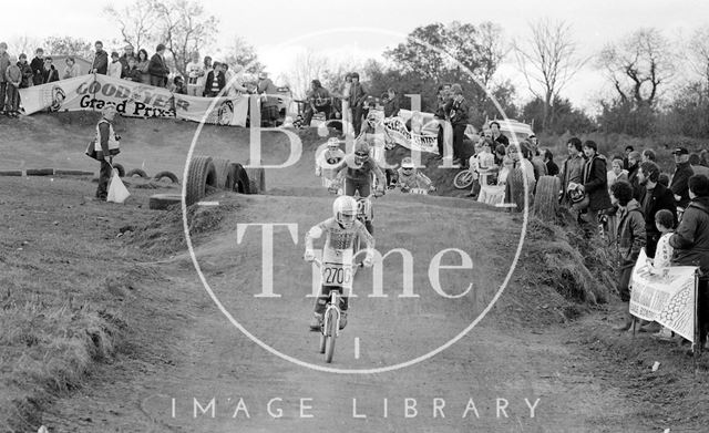 BMX riders at Odd Down, Bath 1982