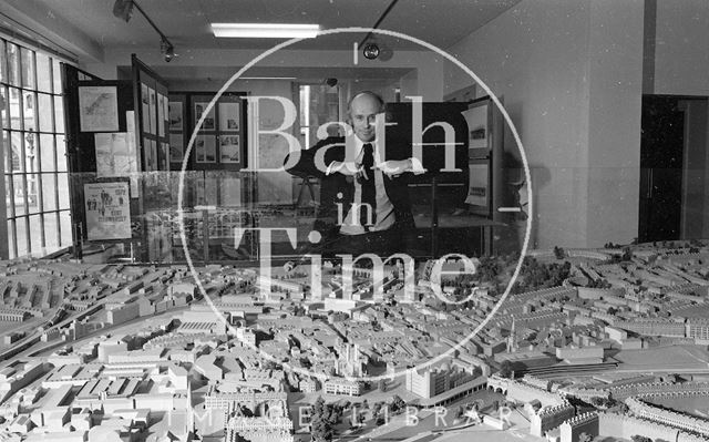 Bath City Architect Roy Worskett and the Bath City Model 1974