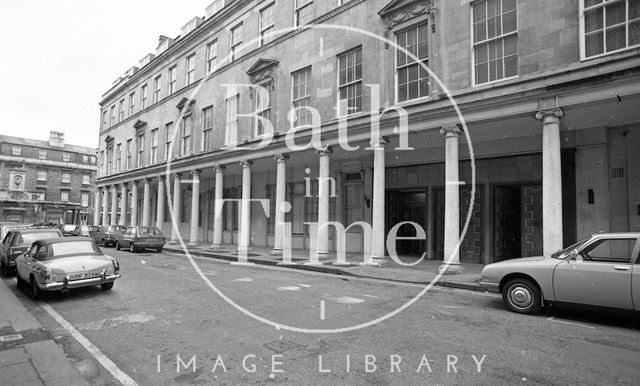 The entrance to the Spa Treatment Centre, Bath Street, Bath 1981