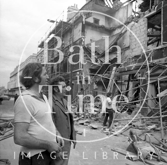 Building and scaffolding collapse, Great Stanhope Street, Bath 1973