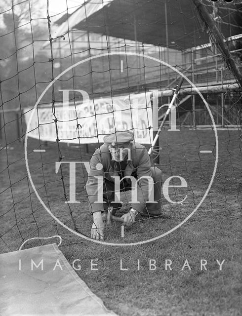 Twerton Park ground preparation, Bath c.1963