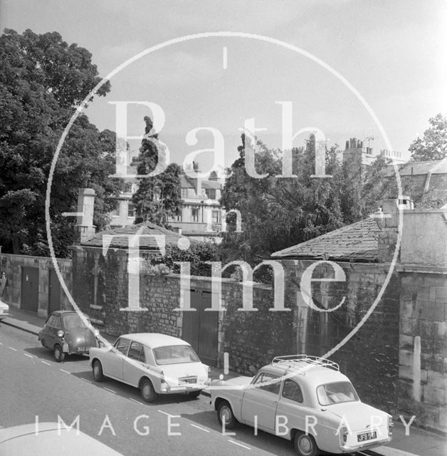 The sedan chairman's shelters, Queen's Parade Place, Bath c.1968