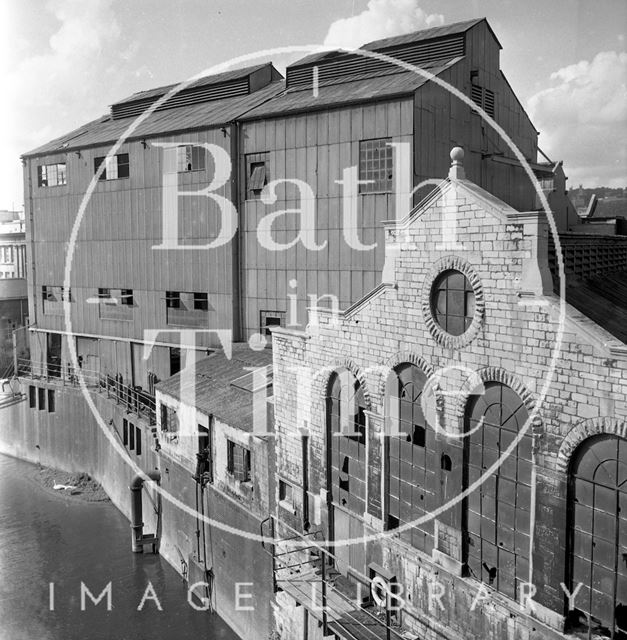 The old electricity works, riverside, Bath c.1965