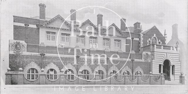 James Fortt's original Bath Oliver biscuit factory, Manvers Street, Bath c.1910