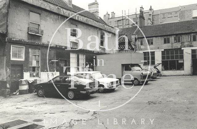 The courtyard off Broad Street, Bath 1984