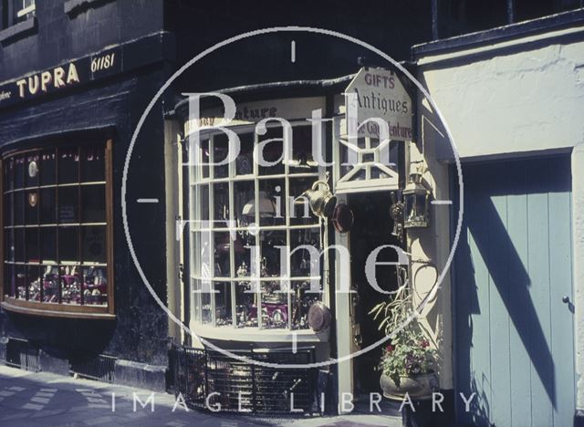 The Gay Venture antique shop, 5, Church Street, Bath 1960s