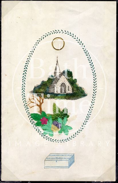 Church valentine, c.1840s