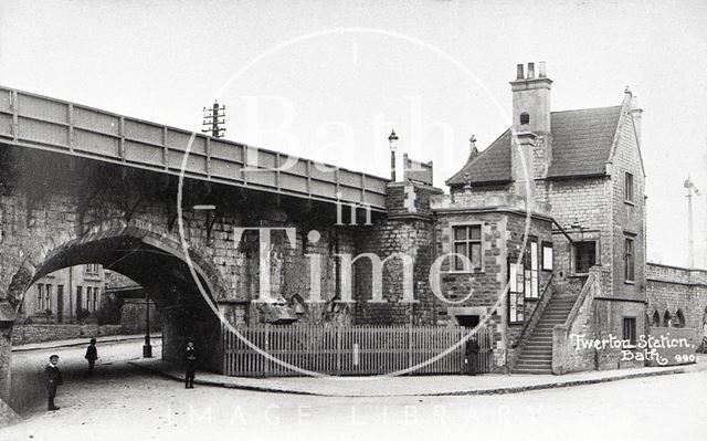 Twerton Station, Lower Bristol Road, Twerton, Bath c.1900