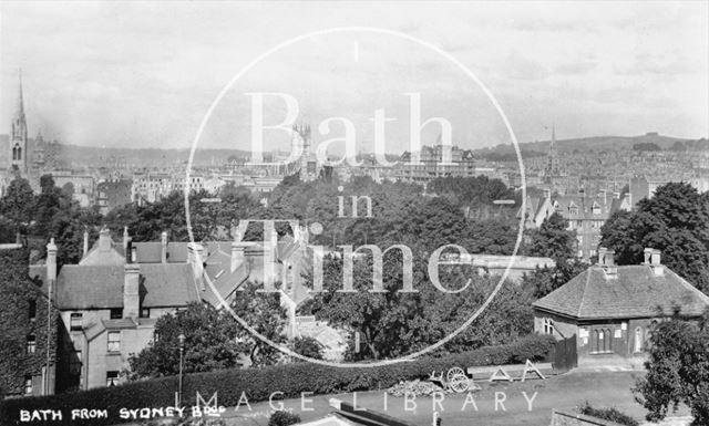 View from Sydney Buildings, Bath c.1910