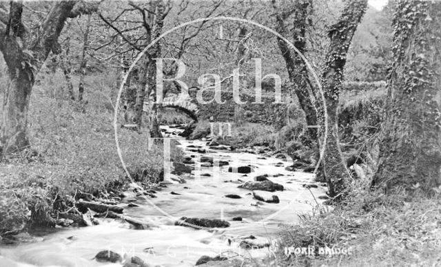 Iford Bridge near Lynton, Exmoor, Devon c.1922