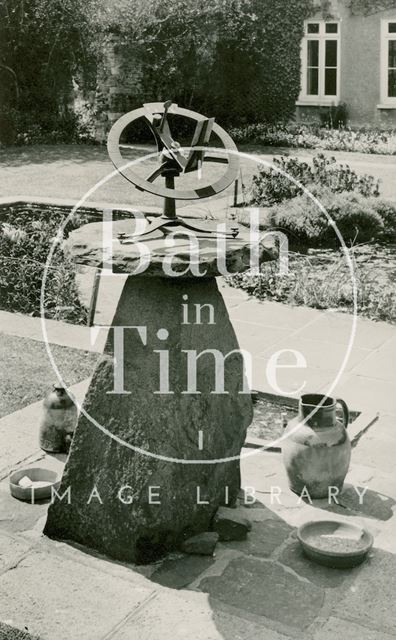 Sundial, Algars Manor, Iron Acton, Gloucestershire 1938