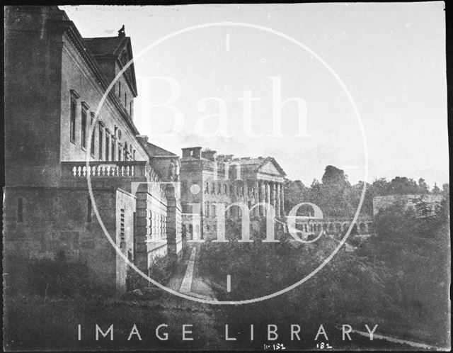 Prior Park from the east wing, Bath 1856