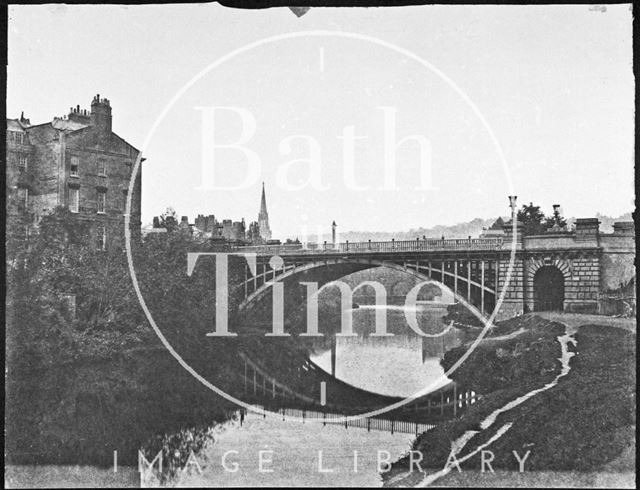 North Parade Bridge, Bath 1859