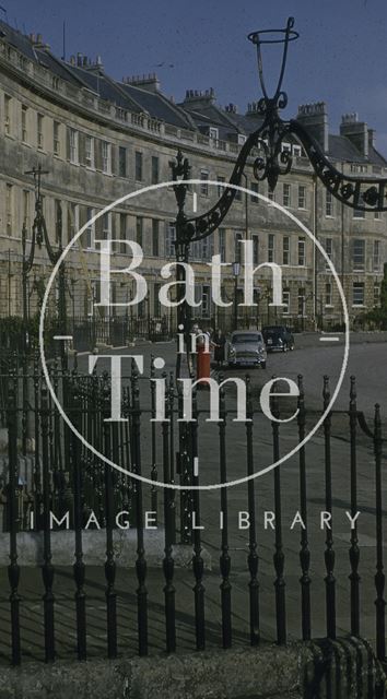 Lansdown Crescent, Bath 1956