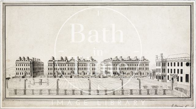 North Parade, Bath c.1750