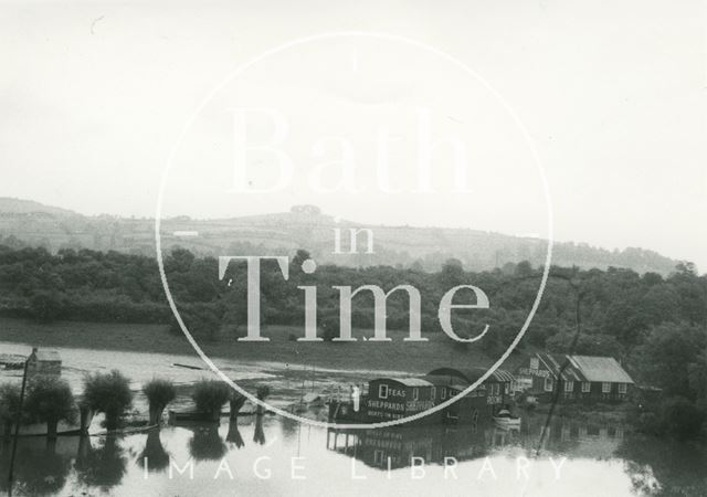 Saltford in flood 1968