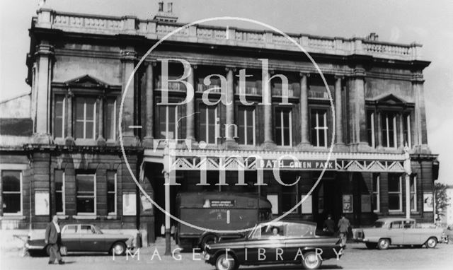 Outside Green Park Station, Bath c.1965