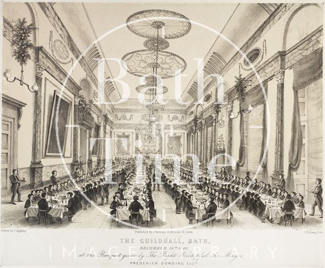 The Guildhall, Bath 1849