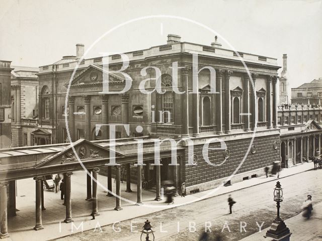 Pump Room and Colonnade, Stall Street, Bath c.1903