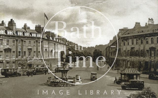 Great Pulteney Street and Laura Place, Bath 1944