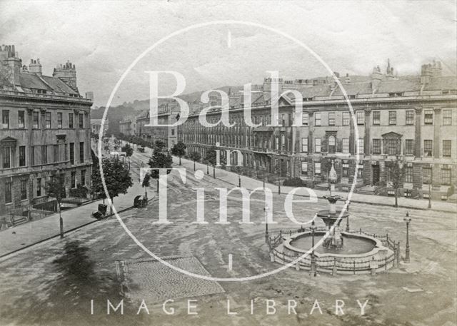 Laura Place and Great Pulteney Street, Bath c.1890