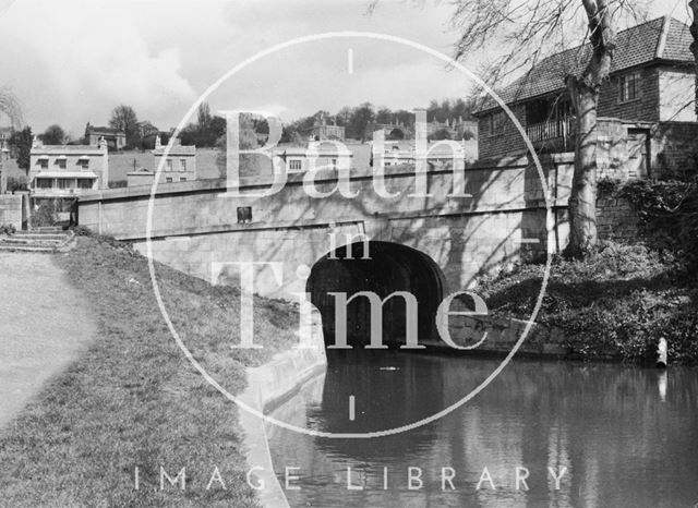 Horseshoe Walk Bridge, Bathwick, Bath 1956