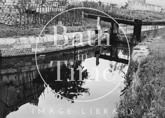 Head of Top Lock, Bathwick, Bath 1956