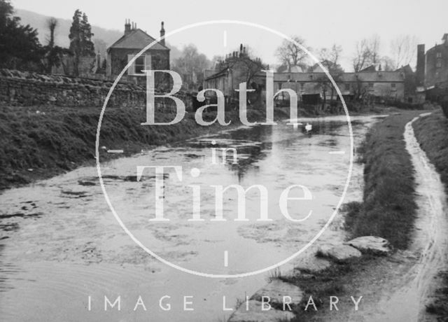 Looking downstream from Bathampton Bridge 1956