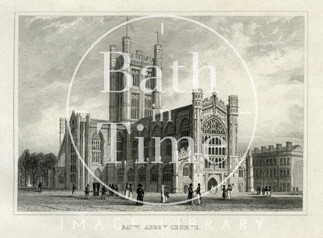 Bath Abbey Church 1829