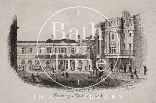 Railway Station, Bath c.1850