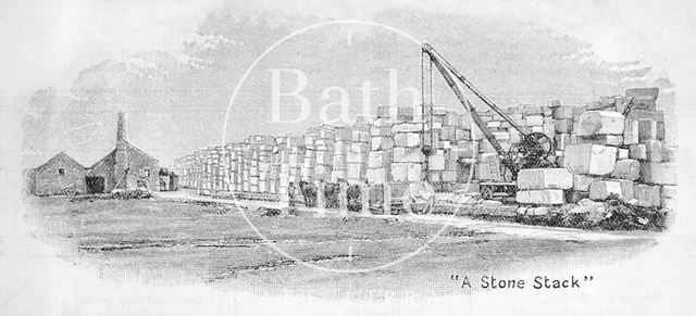 A Stone Stack, Bath stone 1902