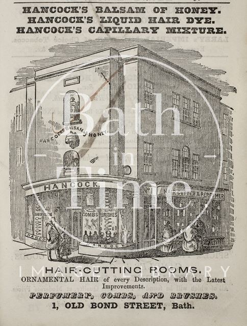 G. Hancock, 1, Old Bond Street, Bath 1857