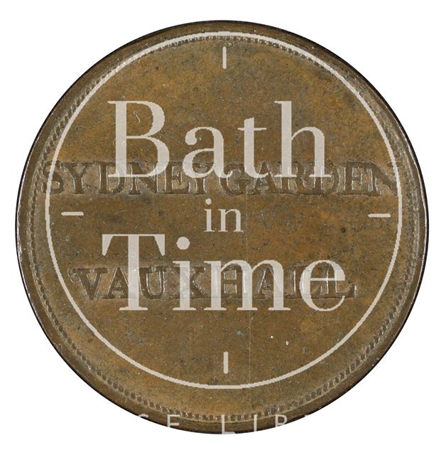 Sydney Gardens, Bath, copper ticket c.1810-1880