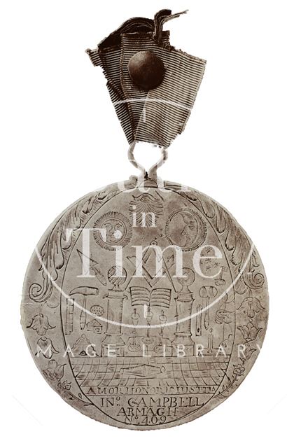 Silver medal, the gift of His Royal Highness William, Duke of Cumberland, to Ralph Allen 1752