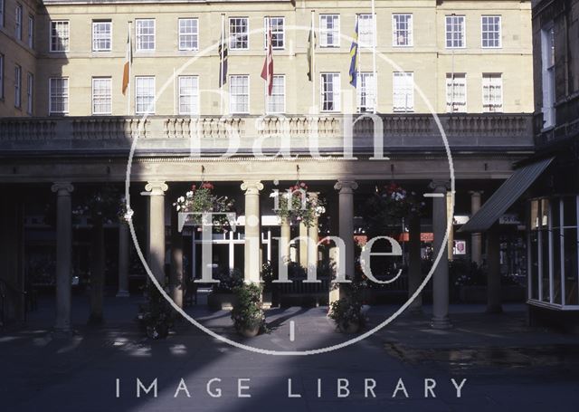 The Floral City, Pump Room Colonnade, Bath 1976