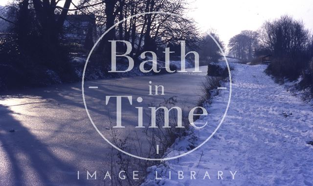 Kennet and Avon Canal near Bath frozen 1978