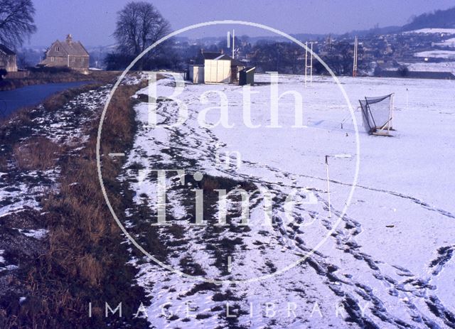 Kennet and Avon Canal near Bath frozen 1978