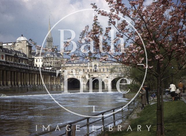 Pulteney Bridge and Grand Parade, Bath c.1964