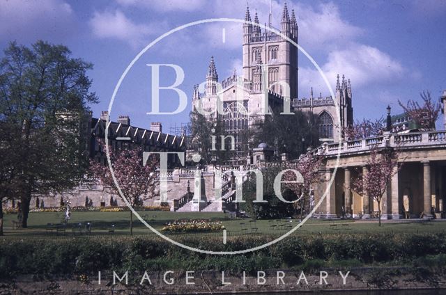 Parade Gardens and Bath Abbey c.1964