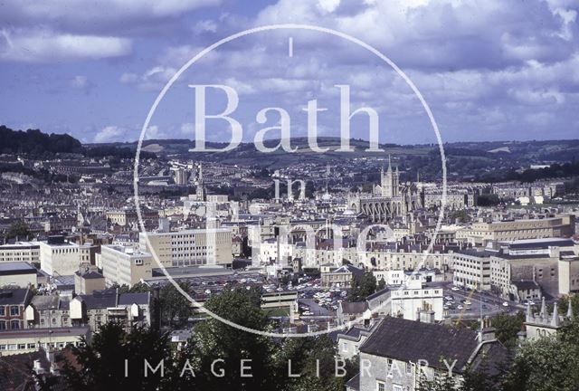 View from Beechen Cliff, Bath 1973