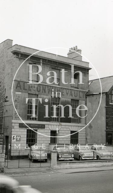 The Albion Wine Vaults, Albion House, Upper Bristol Road, Bath 1965