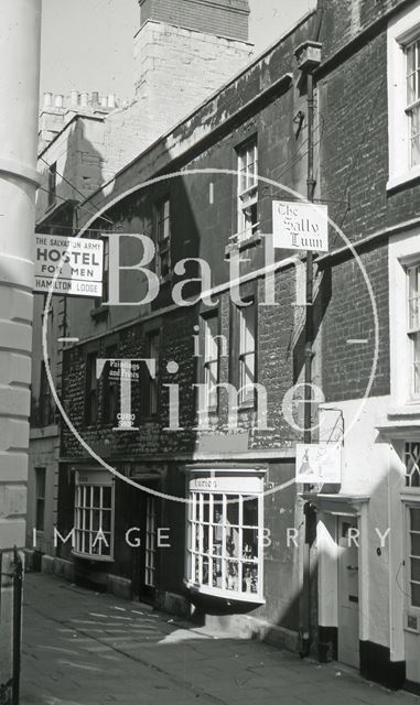 The King's Head, 3, North Parade Passage (previously Lilliput Alley), Bath 1966