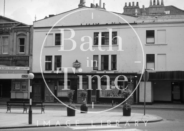 Oliver's Wine Vaults/The Wine Vaults, 17 & 18, Southgate Street, Bath 1965