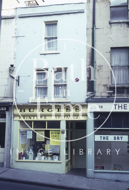 The Wheat Sheaf, 27, Broad Street, Bath 1965