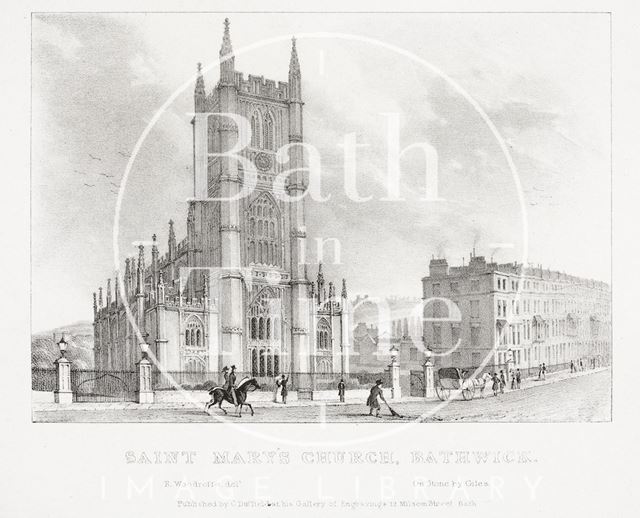 St. Mary's Church, Bathwick, Bath 1830