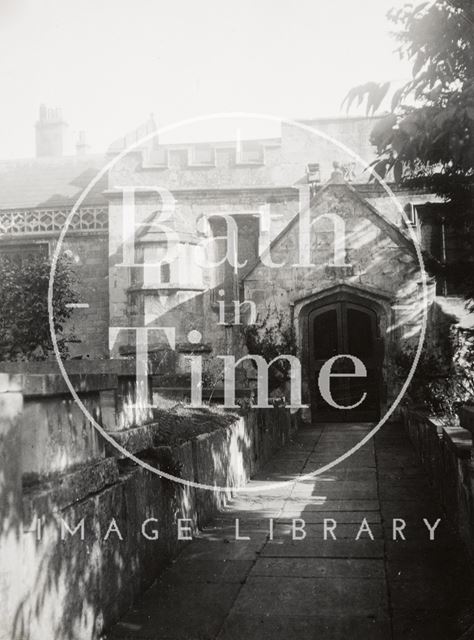 View of entrance, St. Thomas à Becket Church, Widcombe, Bath c.1950