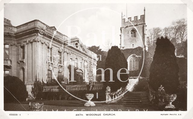 St. Thomas à Becket Church and Widcombe Manor, Bath c.1912