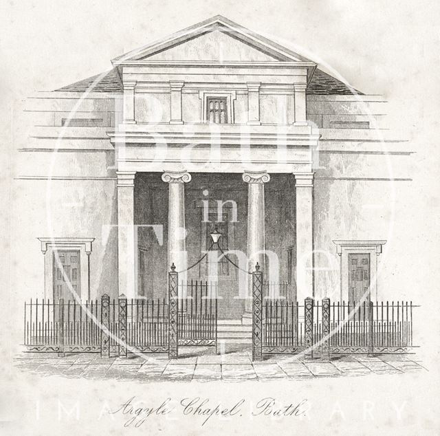 Argyle Chapel, Bath 1841